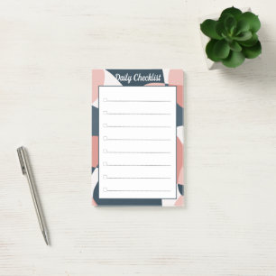 Post-it® Daily Checklist Modern Minimalist Post-it Notes