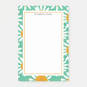 Post-it® Daisies d'art populaire Floral