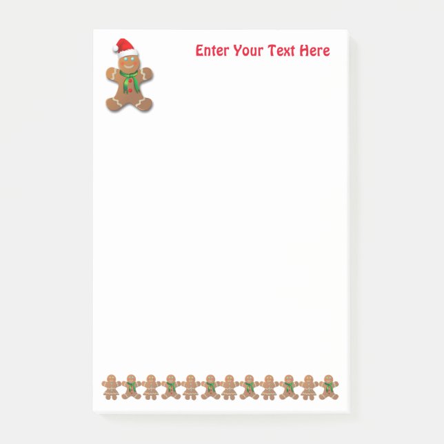 Post-it® Dancing Gingerbread Cookies (Devant)