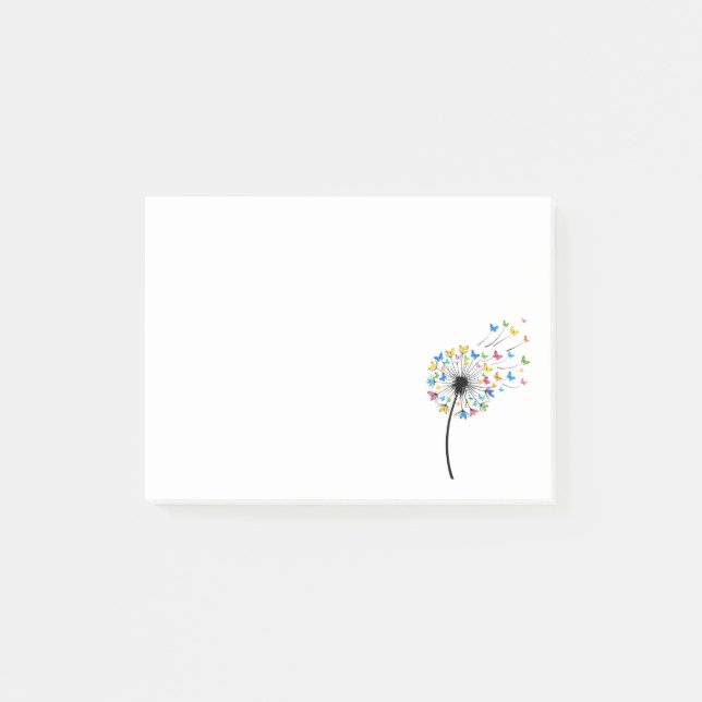 Post-it® Dandelion butterfly flow (Devant)