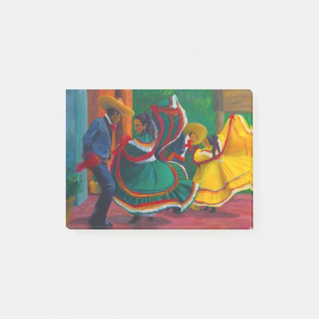 Post-it® Danseur de ballet folklorique mexicain (Devant)
