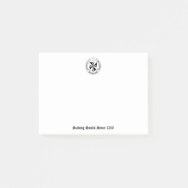 Post-it de la commande dominicaine (Devant)