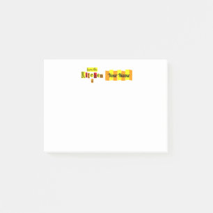 Post-it® De La Cuisine De Retro Custom Post il Notes
