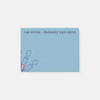 Post-It de laboratoire de chimie amusant