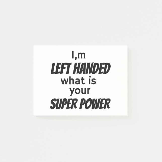 Post-it® de Left Hander (Devant)