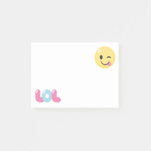 Post-it® De Lol de langue notes de post-it d'Emoji