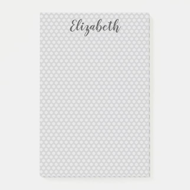 Post-it® De magnifiques pois gris (Devant)