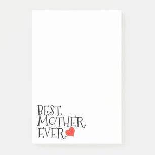 Post-it® De mères bff toujours rouge de coeur mieux