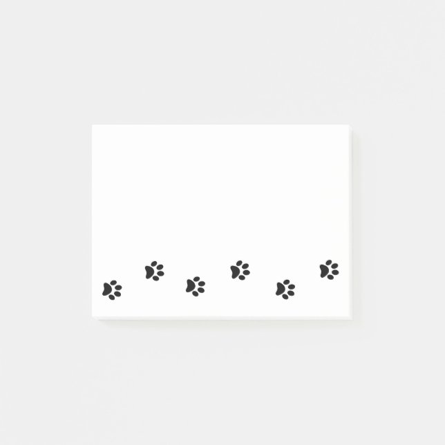 Post-it® De mignons pattes noires et blanches et profitez d (Devant)