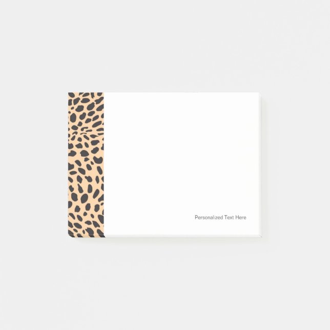 Post-it® Décor de guépard de peau (Devant)