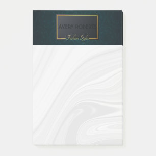 Post-it® Décor turquoise élégant Luxe élégant
