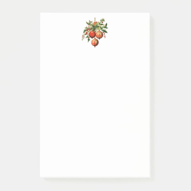 Post-it® Décorations d'arbre de Noël Cool rétros (Devant)