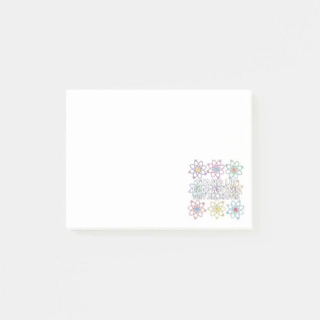 POST-IT® DÉFENDRE LES ATOMES (Devant)