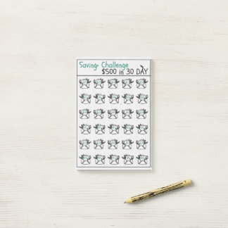 Post-it® Défi Économie Objectif 500 Dollars, Challe Économi