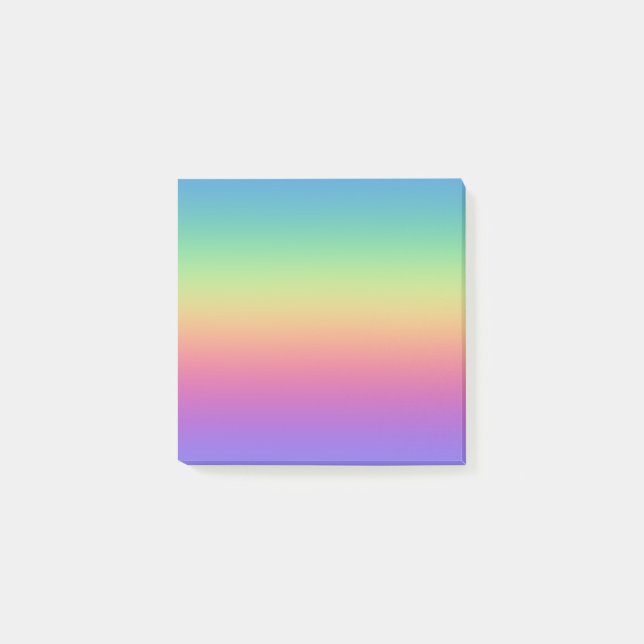 Post-it® Dégradé arc-en-ciel foncé (Devant)