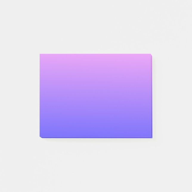Post-it® Dégradé violet et bleu (Devant)