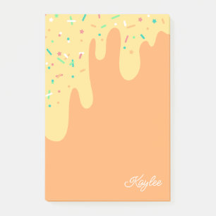 Post-it® Délicatement Gel Mango Sprinkings Votre Nom