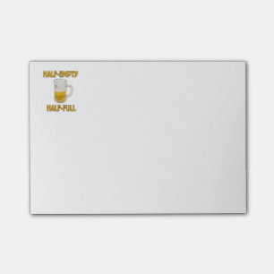 Post-it® Demi-vide ou demi-plein