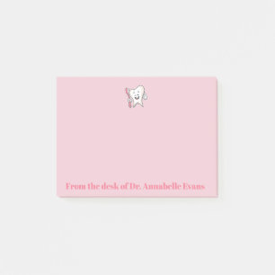 Post-it® Dent et brosse roses