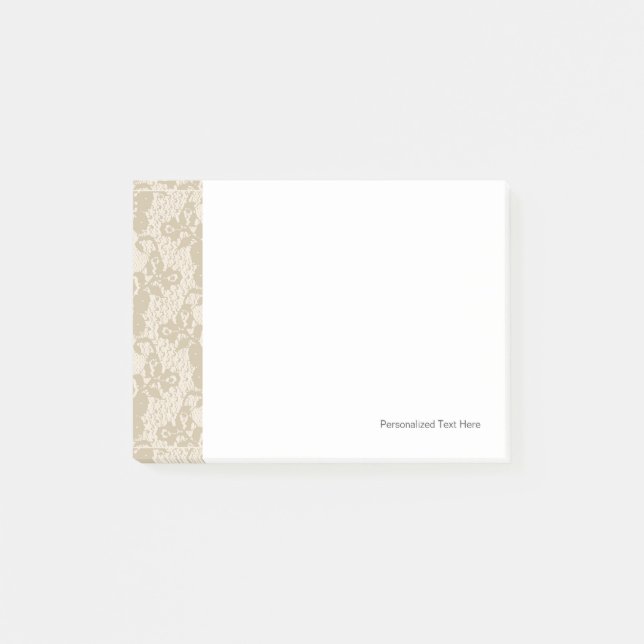 Post-it® Dentelle beige (Devant)