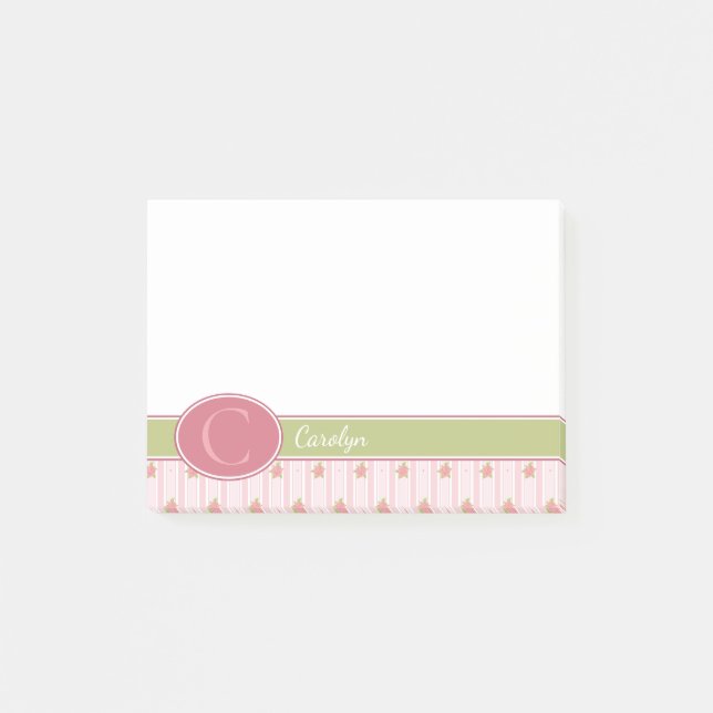 Post-it® Dentelle personnalisée et jardin anglais (Devant)