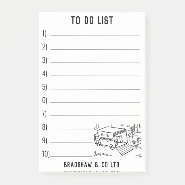 Post-it® Déplacement de la maison - activité (Devant)