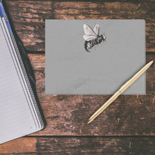 Post-it® Déplaisant Gothique Aile du crâne d'abeille Insect