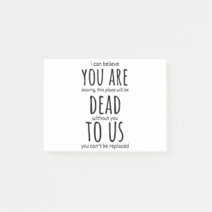 Post-it® Des tasses amusantes pour un collègue, vous êtes