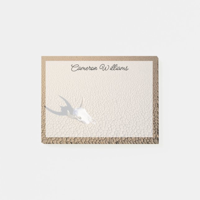 Post-it® Deserts | Cow Skull on the Desert Ground (Devant)