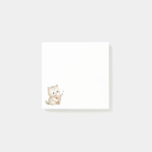 Post-it® Design minimaliste Cute Chat avec crème glacée