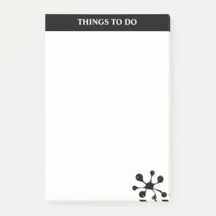 Post-it® Design moderne noir et blanc