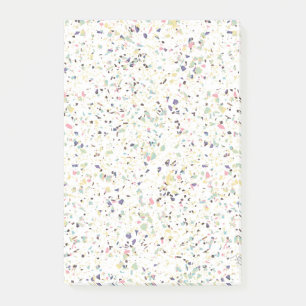 Post-it® Design pastel en marbre vintage classique terrazzo