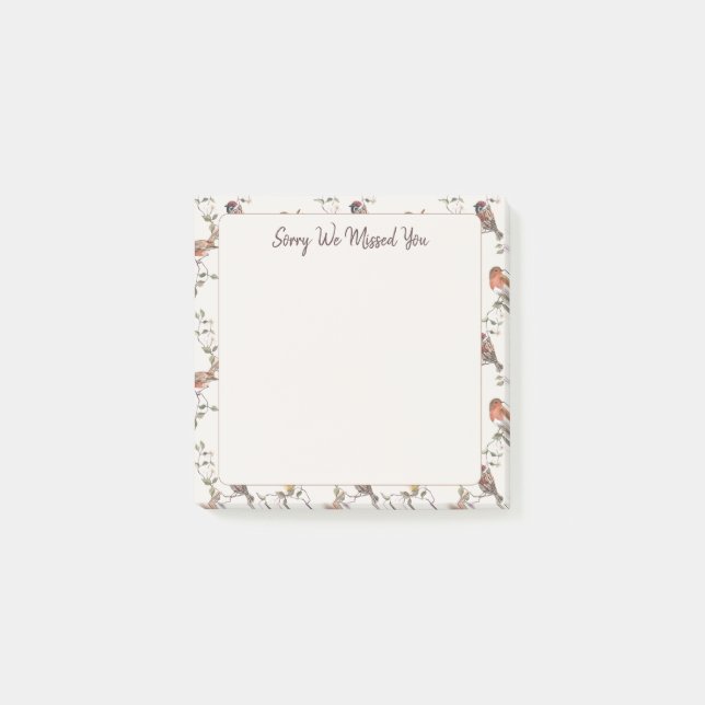 Post-it® Désolé Nous Vous Avons Manqués | JW (Devant)