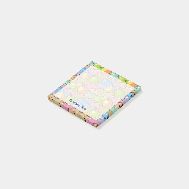 Post-it® Dessin animé de Fishes (Incliné)