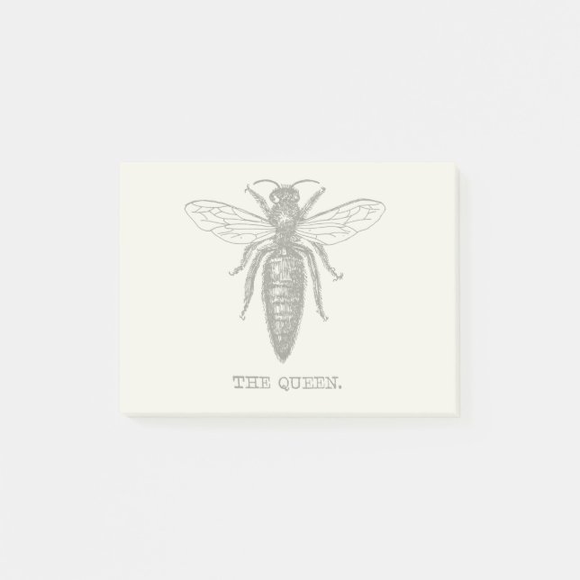 Post-it® Dessin classique de l'illustration de Queen Bee (Devant)
