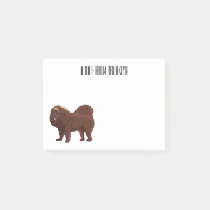 Post-it® dessin de Chien Tibétain Mastiff