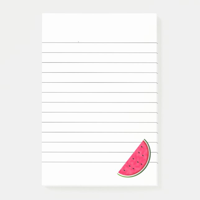 Post-it® Dessin de tranche de pastèque douce (Devant)
