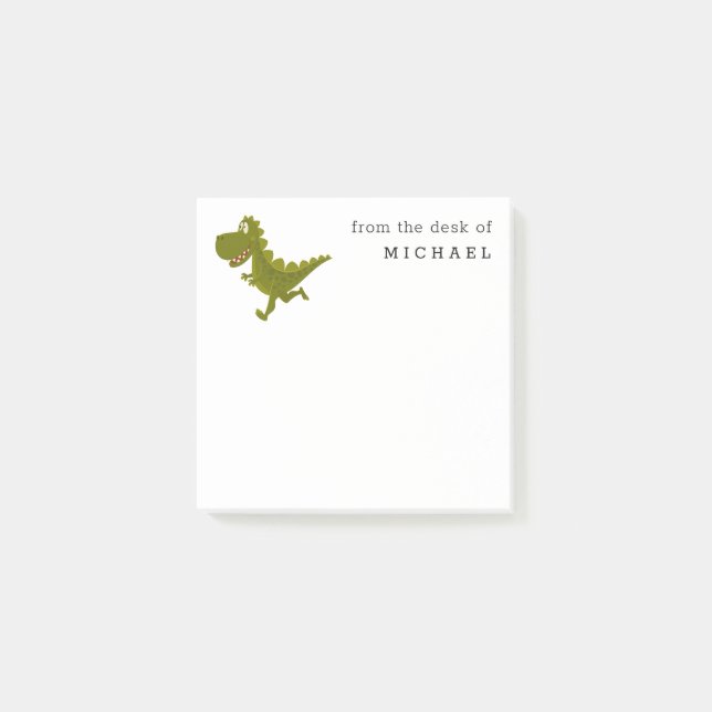 Post-it® Dessin Dinosaure Dinosaure Jurassique Notes post-i (Devant)