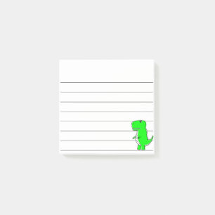 Post-it® Dessin Dinosaure Vert Liné 3x3
