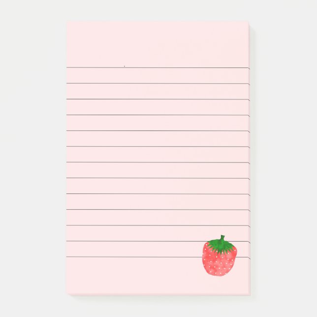 Post-it® Dessin fraise (Devant)