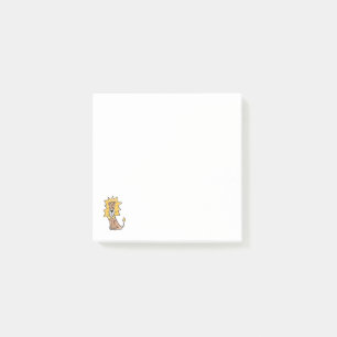 Post-it® dessin mignon lion enfants retro safari jungle ani