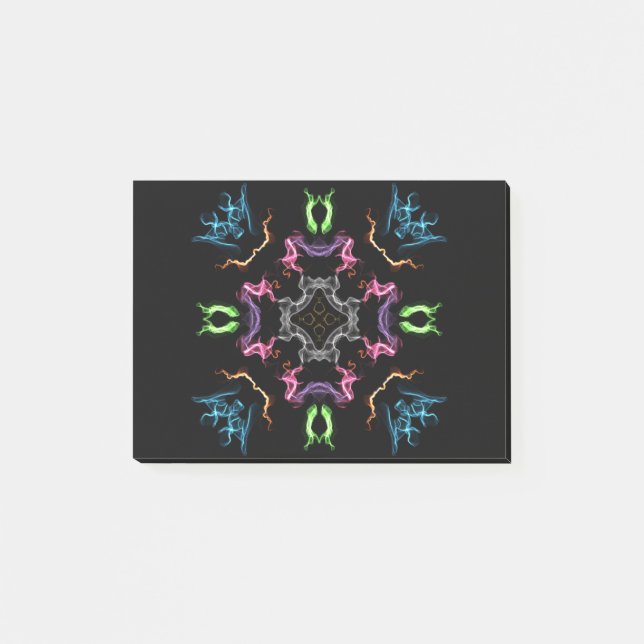 Post-it® Dessin numérique Mandala Abstrait (Devant)