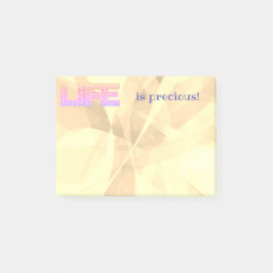 Post-it® Devis de l'énoncé de vie motivationnel