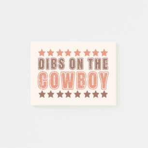 Post-it® Dibs Sur Le Cowboy