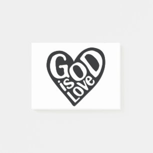 Post-it® Dieu est amour Comme Jésus Cite Dieu Art Amour Art