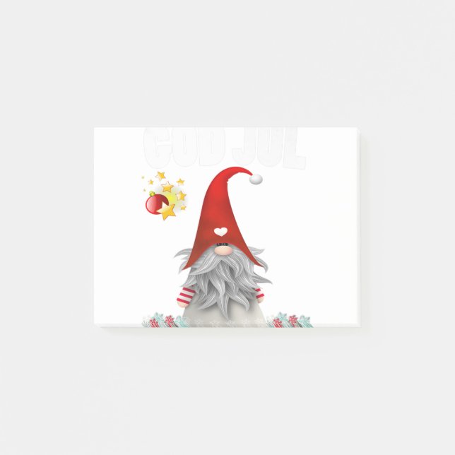Post-it® Dieu jul bonbon joyeux noël bonbon tomte gnome (Devant)