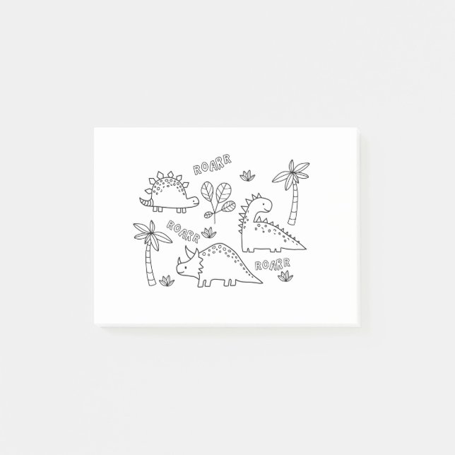 Post-it® Dinosaure (Devant)
