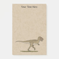 Dinosaure crétacé Tyrannosaurus rex Post-it Note