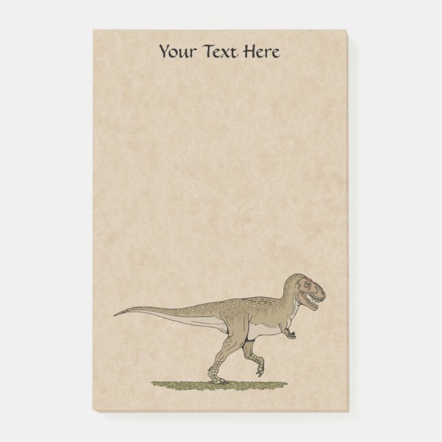 Post-it® Dinosaure crétacé Tyrannosaurus rex Post-it Note (Devant)