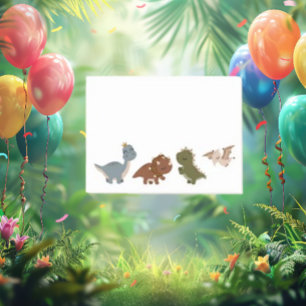 Post-it® Dinosaures boho mignons et modernes